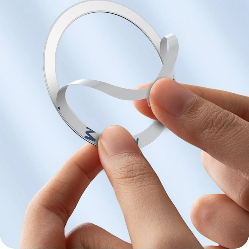 Магнитное кольцо-держатель для телефона Baseus Halo Series Magnetic Ring Silver, 2 шт Магнитное кольцо-держатель для телефона Baseus Halo Series Magnetic Ring Silver, 2 шт