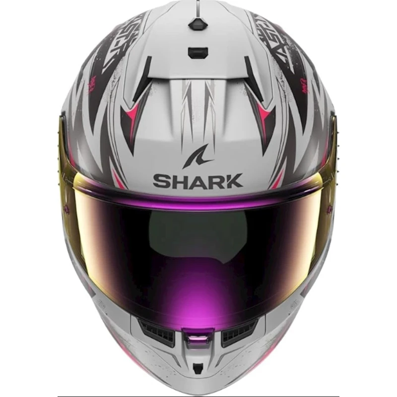 Мотошлем Shark Skwal Blast R Mat Grey-Purple M (HE0921ESVKM)