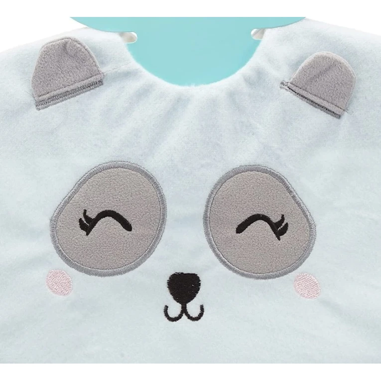 Слюнявчик Babyjem Panda 480 , голубой