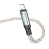 Кабель Hoco U112 Shine USB to Lightning Grey