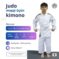 Cüdo məşqi üçün kimono Adidas 2001013, 130 sm