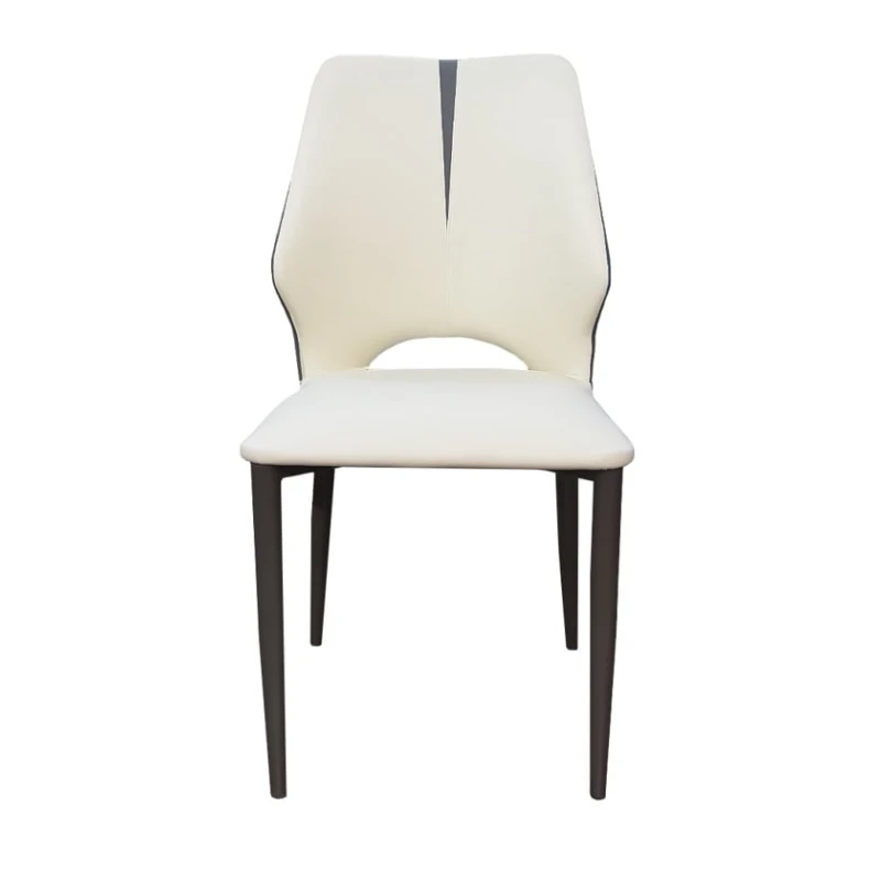 Стул Nurayza Concept, экокожа/металл, кремовый, 45х46х80 см Стул Nurayza Concept, экокожа/металл, кремовый, 45х46х80 см