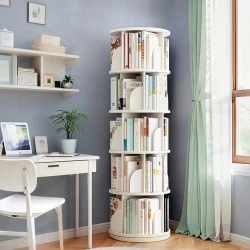 Книжная полка, вращающаяся на 360 градусов, Elegant Wood ZARR131