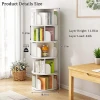 Книжная полка, вращающаяся на 360 градусов, Elegant Wood ZARR131 Книжная полка, вращающаяся на 360 градусов, Elegant Wood ZARR131