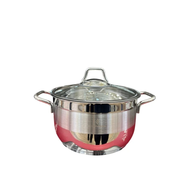 Qazan 15662413, paslanmayan polad, gümüşü, 16 sm