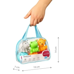 Набор развивающих игрушек Babyono 1530, 6 мес+, силикон, 6 шт Набор развивающих игрушек Babyono 1530, 6 мес+, силикон, 6 шт