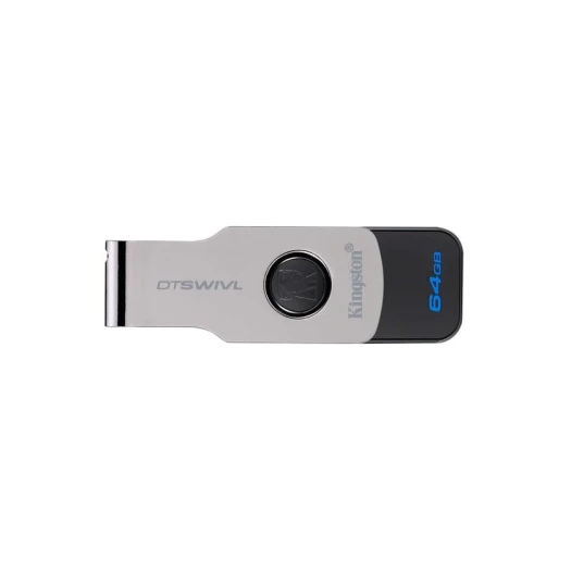 Память Flash Kingston 64GB USB 3.0 DataTraveler SWIVL, Metal Память Flash Kingston 64GB USB 3.0 DataTraveler SWIVL, Metal
