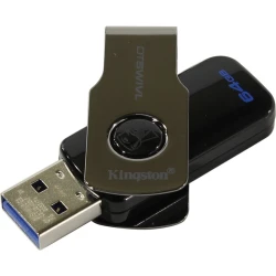 Память Flash Kingston 64GB USB 3.0 DataTraveler SWIVL, Metal