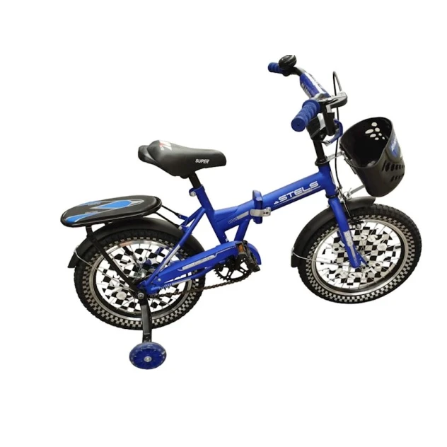 Велосипед детский PR-234, синий/черный