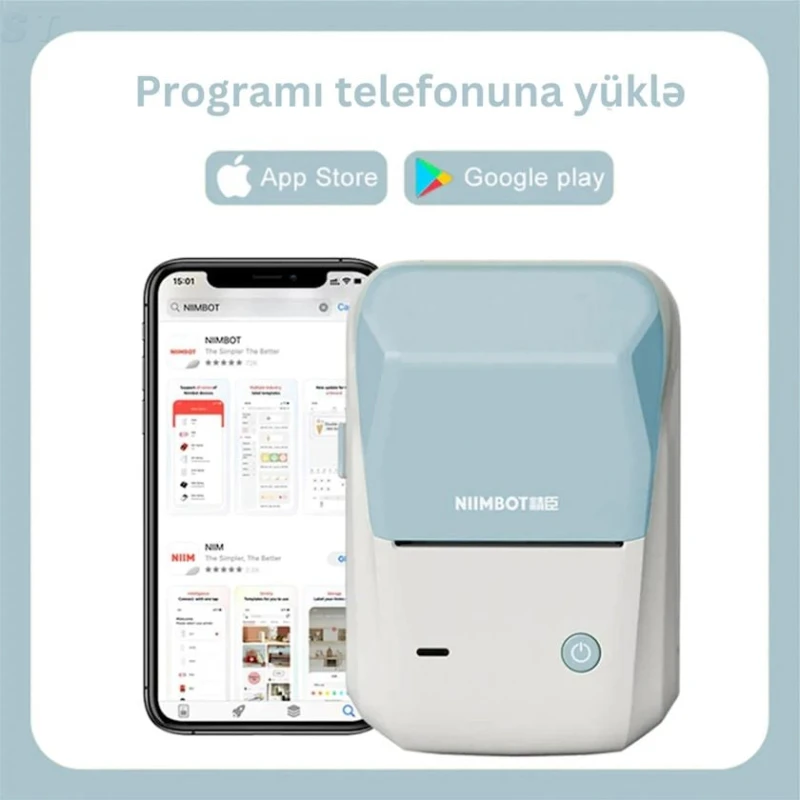 Etiket printeri Niimbot B1.