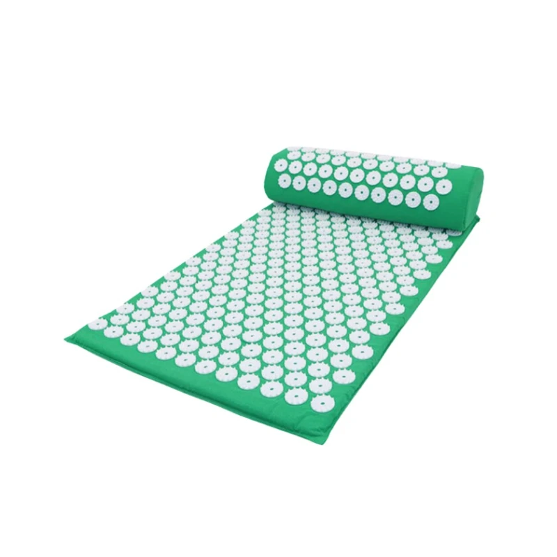 Массажный коврик Kahn_0009, 60x40 см, зеленый/белый