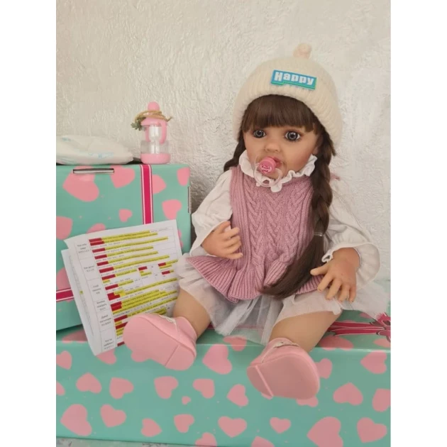 İnteraktiv kukla BYZ-08-87-12, silikon, əmzik ilə, 3+ yaş İnteraktiv kukla BYZ-08-87-12, silikon, əmzik ilə, 3+ yaş