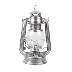 Kerosin lampası Retro Ferforje, gümüşü