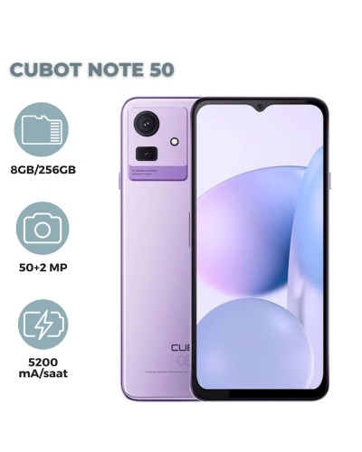 Smartfon Cubot Note 50 8GB/256GB Purple (6924136719381)