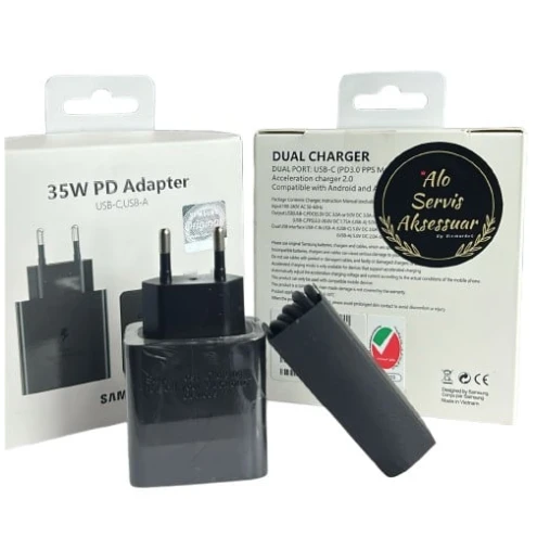 Şəbəkə enerji toplama cihazı Samsung 35W PD USB-C USB-A