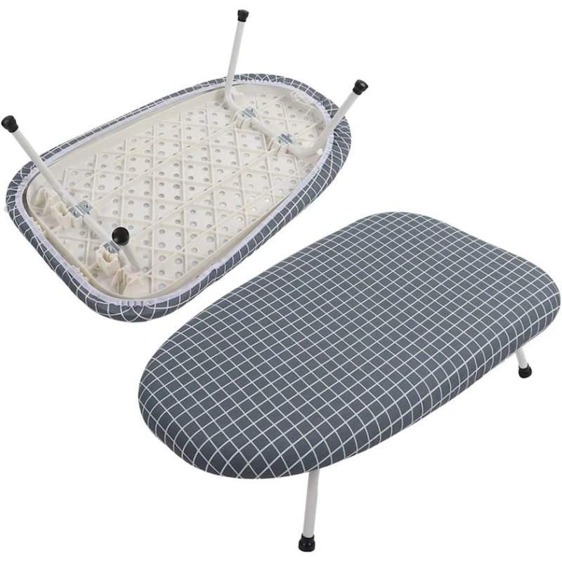 Mini ütüləmə lövhəsi masa_478, 60х37х17 sm, göy