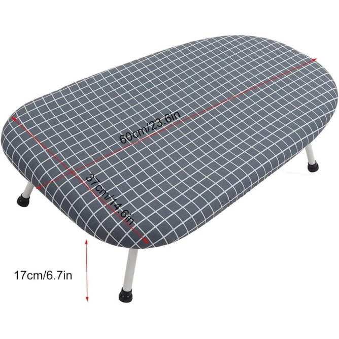 Mini ütüləmə lövhəsi masa_478, 60х37х17 sm, göy