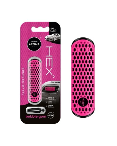 Avtomobil üçün ətirləndirici Aroma Car HEX Bubble gum, polimer - 83582