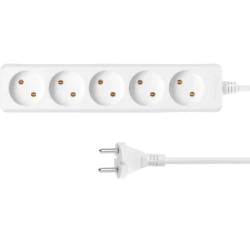 Удлинитель 2E 5XCEE7/17 1.5 м, 5-розеточный, White (2E-U0510M1.5)