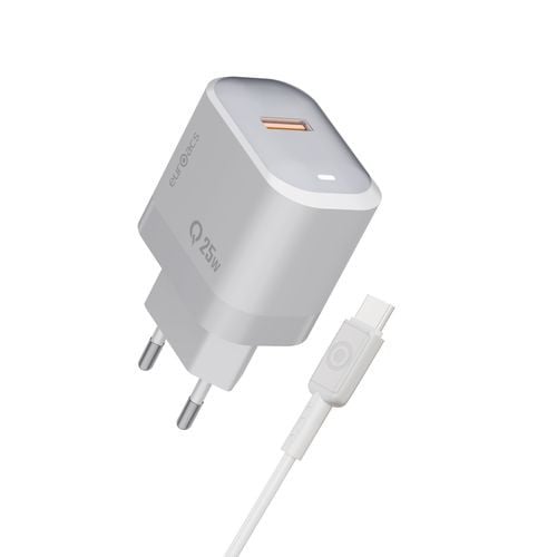Адаптер USB 25W EUROACS EU-MQ712 C белый Адаптер USB 25W EUROACS EU-MQ712 C белый