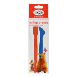 Набор стеков Гамма для лепки, пластик, 2 шт Набор стеков Гамма для лепки, пластик, 2 шт