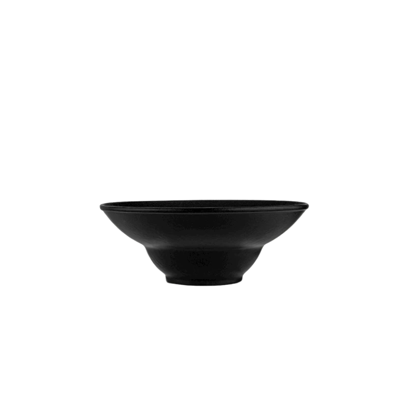 Тарелка глубокая Wilmax Slatestone WL‑661112/A, круглая, 800 мл, диаметр 20 см, фарфор, черный