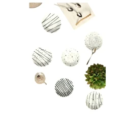 Набор блюдец Porland Sidereal Karma, фарфор, черный/белый, 11см , 6 шт Набор блюдец Porland Sidereal Karma, фарфор, черный/белый, 11см , 6 шт