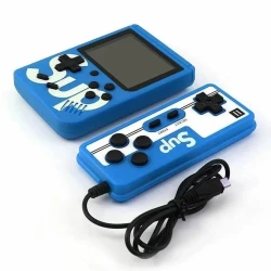 Портативная игровая приставка SUP Game Box PLUS Retro Blue
