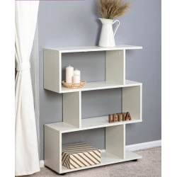 Стеллаж Letta 89x73x25 см, ЛДСП, белый