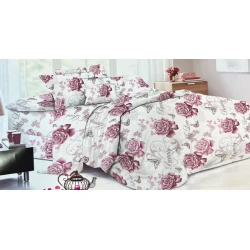 Комплект постельного белья MiraNova CTS-593, пододеяльник 200x220 см, простыня 220x240 см, 2 шт. наволочки 50x70 см, двуспальный, хлопок