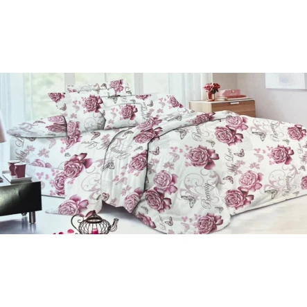 Комплект постельного белья MiraNova CTS-593, пододеяльник 200x220 см, простыня 220x240 см, 2 шт. наволочки 50x70 см, двуспальный, хлопок