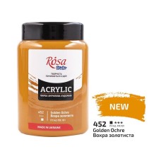 Akril boya Rosa Studio 452 Golden Ochre, 400 ml