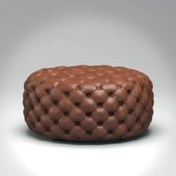 Пуфик 130, коричневый, 40x70x70 см