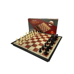 Шахматы 8608, складная, коричневый Шахматы 8608, складная, коричневый