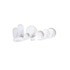 Süfrə qab-qacaq dəsti Leggno Botanical Fleur, 55 parça, 12 nəfərlik, ağ