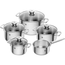 Yemək bişirmək üçün dəst Zwilling Focus, paslanmayan polad, gümüşü, 9 parça