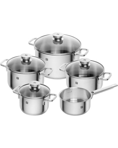Yemək bişirmək üçün dəst Zwilling Focus, paslanmayan polad, gümüşü, 9 parça