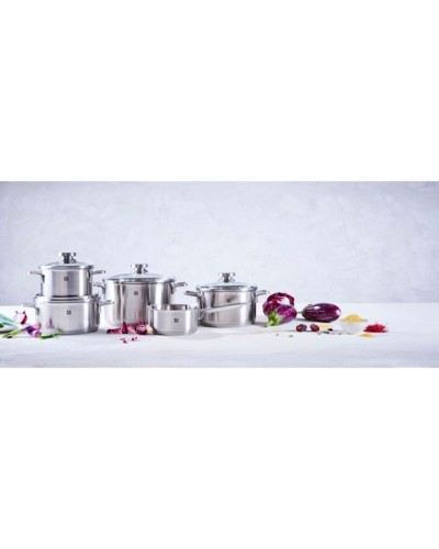 Yemək bişirmək üçün dəst Zwilling Focus, paslanmayan polad, gümüşü, 9 parça
