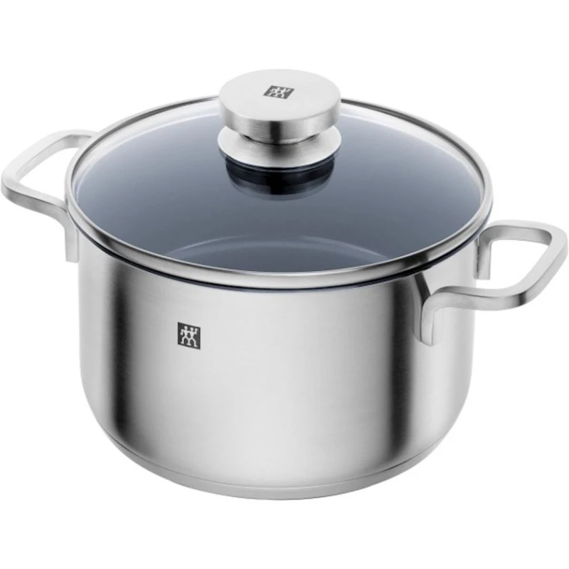 Наборы посуды для готовки Zwilling Focus, нержавеющая сталь, серебристый, 9 предметов