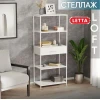 Стеллаж Marina 3563_LetSpringCSStelArnoWhWh, ЛДСП-Loft, 146.6x33.7x60 см, белый Стеллаж Marina 3563_LetSpringCSStelArnoWhWh, ЛДСП-Loft, 146.6x33.7x60 см, белый
