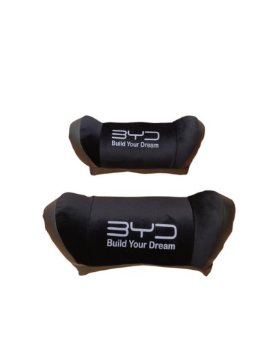 Yastıq avtomobil üçün BAŞLIQ_MH_BYD, qara, 33x15 sm, 2 əd