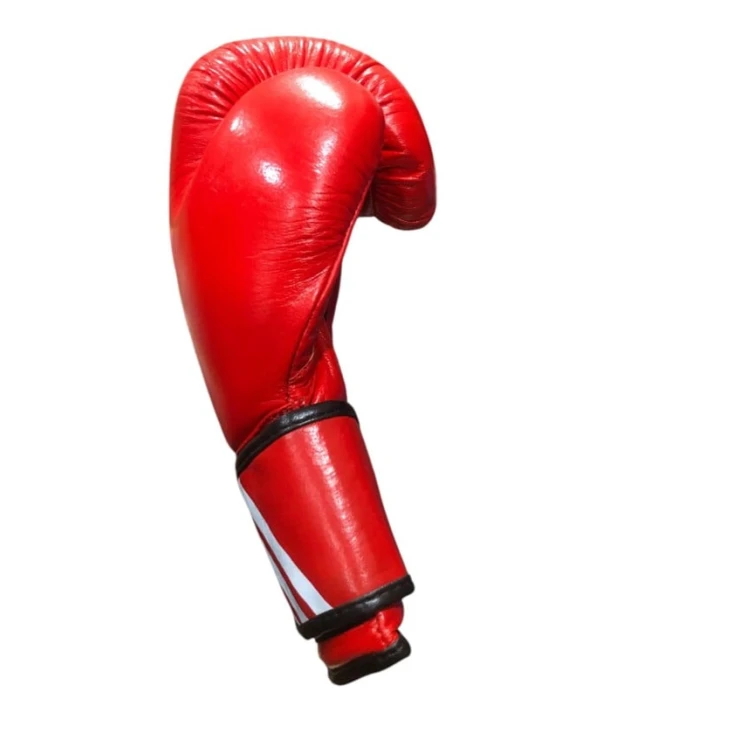 16 унций натуральные кожаные красные боксерские перчатки для бокса