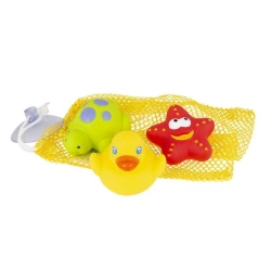 Hamam oyuncağı Playgro Floating Friends Bath Fun And Storage Set, rəngbərəng
