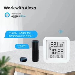 Электронный термометр Tuya WIFI Temperature Humidity Sensor & Smart Home Электронный термометр Tuya WIFI Temperature Humidity Sensor & Smart Home