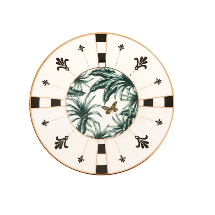 Десертный сервиз Porland Palms 04ALM005617, 19 предметов, 6 персон, фарфор, разноцветный Десертный сервиз Porland Palms 04ALM005617, 19 предметов, 6 персон, фарфор, разноцветный