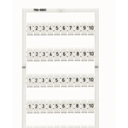 Markalama kartı WAGO 0793-5502, WMB 1-10, ağ