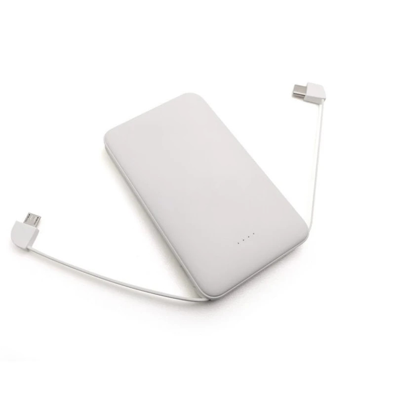 Внешний аккумулятор 5000mAh Белый Внешний аккумулятор 5000mAh Белый