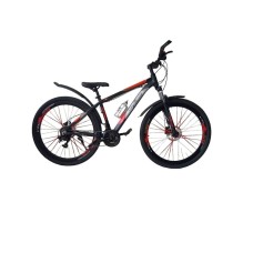 Dağ velosipedi VeloStrim 26 Qara/Qırmızı