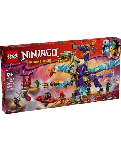 Konstruktor LEGO NINJAGO ARC Dragon of Focus V29, 9 yaş+, 869 hissə - 71836