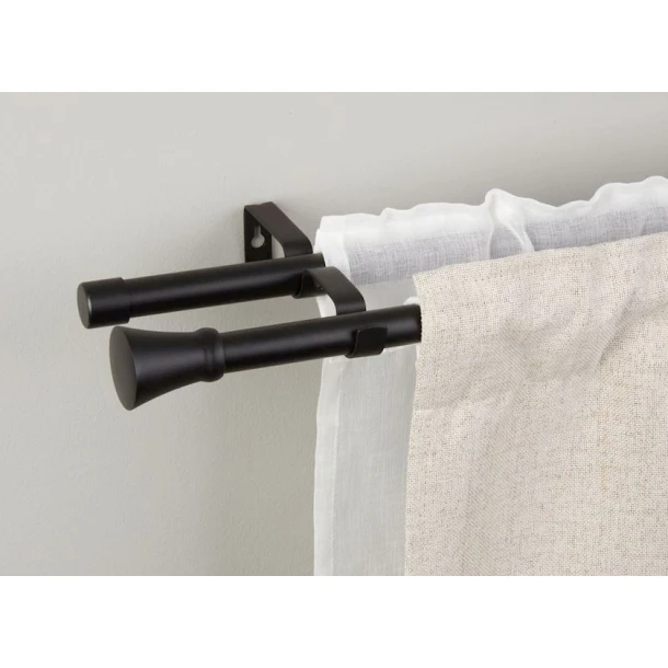 Карниз JYSK CONE, 184.5х7.2 см, cталь, черный Карниз JYSK CONE, 184.5х7.2 см, cталь, черный